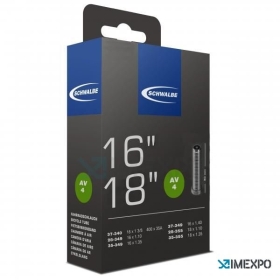 Schwalbe Duše 16/18" AV4 37/28-340/355 auto - ventilek